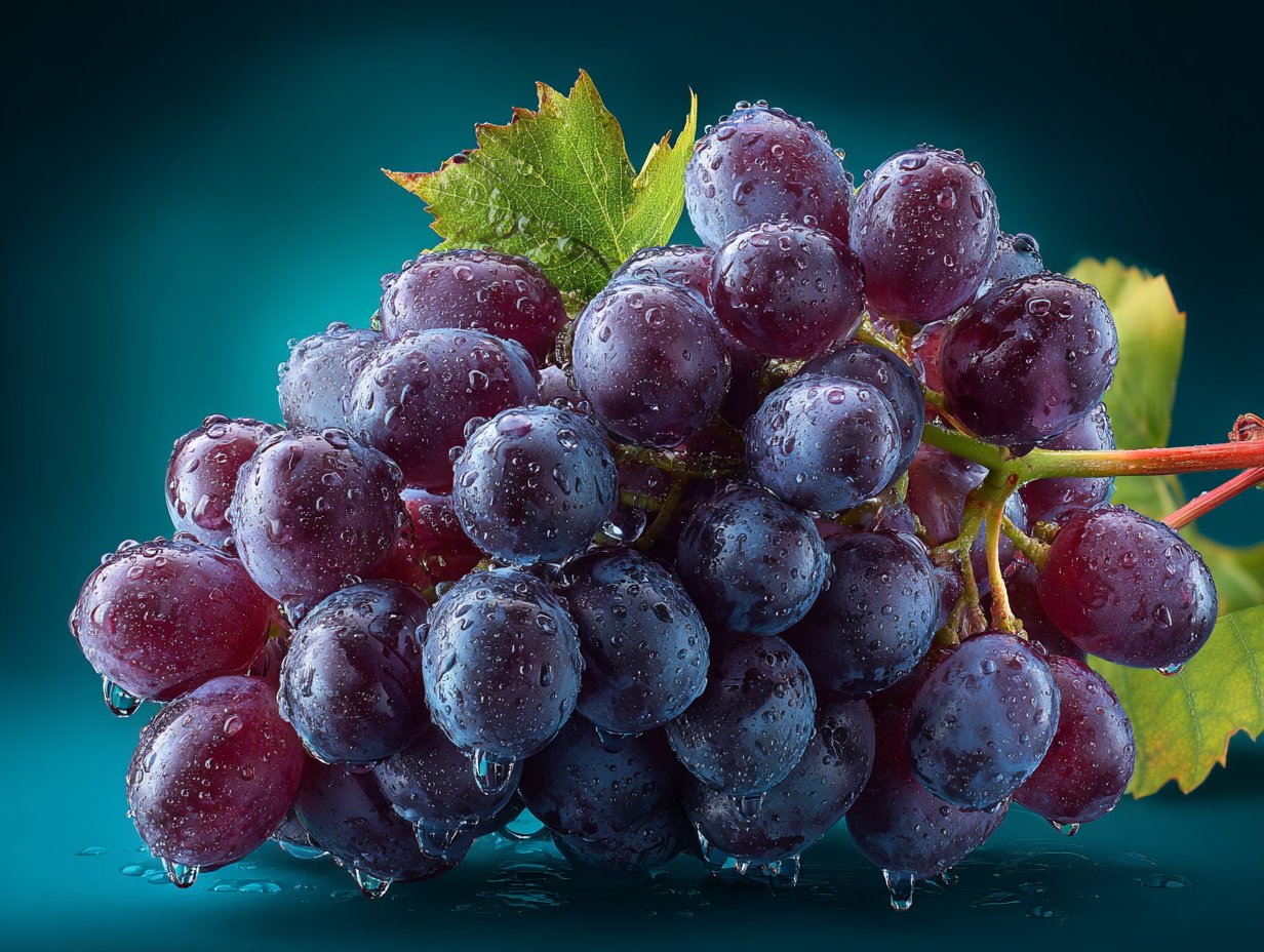 Black grapes — Michèle Palieri